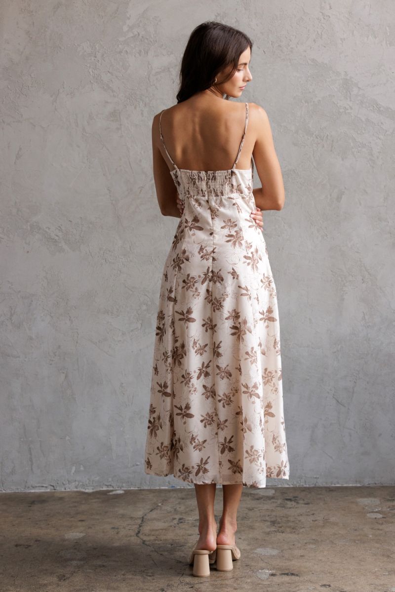 Bessie Bustier Slip Midi Dress